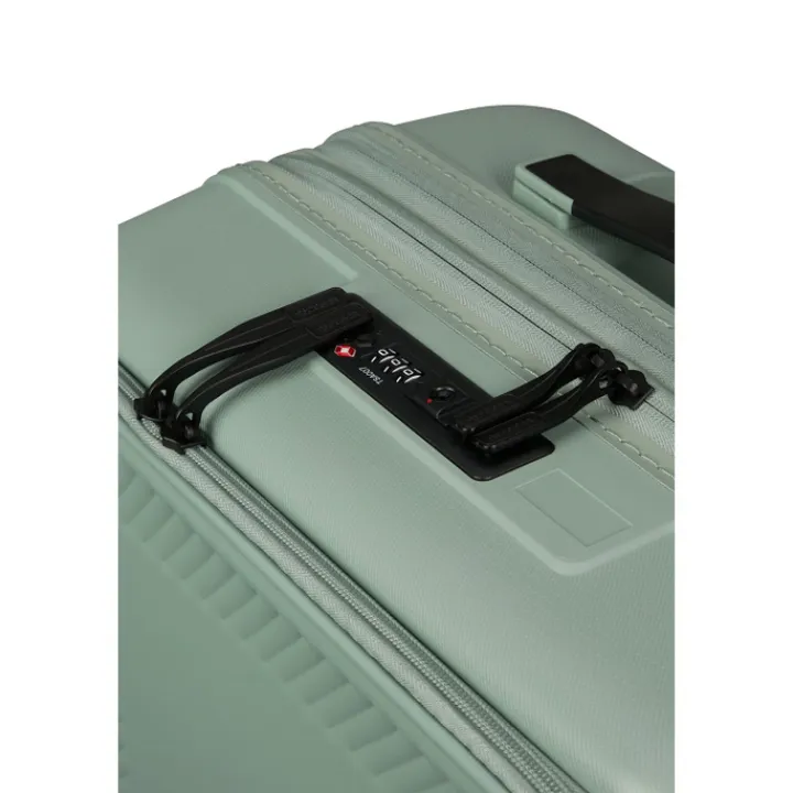 Handbagage Trolleys|Laptop Trolleys>American Tourister Dashpop Spinner 55/20 Exp Frontl. iceberg green