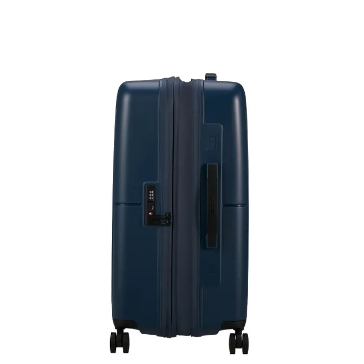 Reistrolleys|Reiskoffers>American Tourister Dashpop Spinner 67 Exp midnight blue
