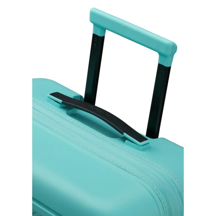 Transavia Trolleys|Ryanair Trolleys>American Tourister Dashpop Spinner 55 Exp aqua sky