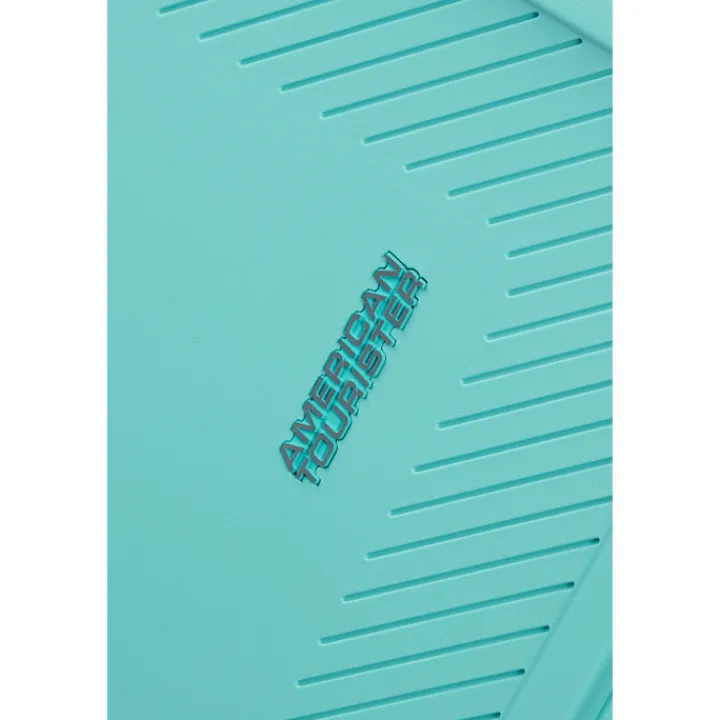 Transavia Trolleys|Ryanair Trolleys>American Tourister Dashpop Spinner 55 Exp aqua sky