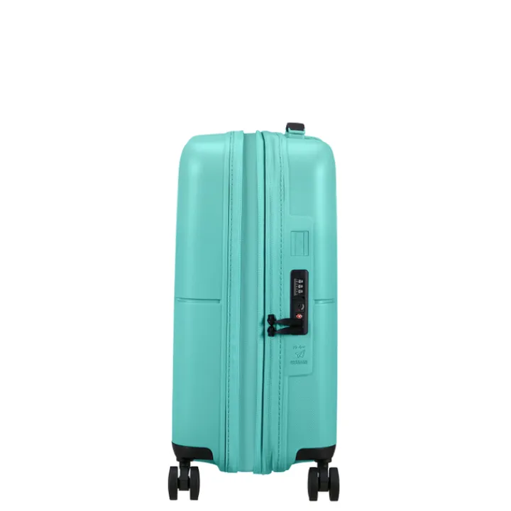 Transavia Trolleys|Ryanair Trolleys>American Tourister Dashpop Spinner 55 Exp aqua sky