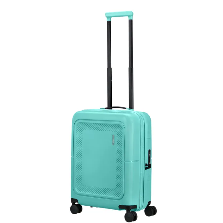 Transavia Trolleys|Ryanair Trolleys>American Tourister Dashpop Spinner 55 Exp aqua sky