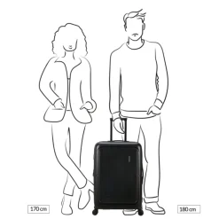 Reistrolleys|Reiskoffers>American Tourister Dashpop Spinner 67 Exp true black