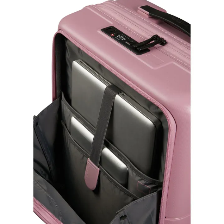 Handbagage Trolleys|Laptop Trolleys>American Tourister Dashpop Spinner 55/20 Exp Frontl. lilas pink
