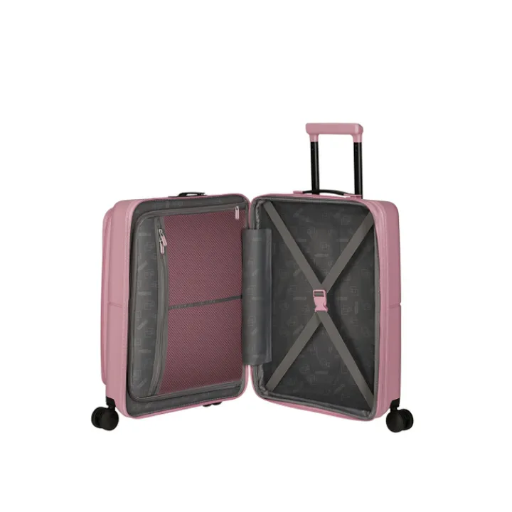 Handbagage Trolleys|Laptop Trolleys>American Tourister Dashpop Spinner 55/20 Exp Frontl. lilas pink