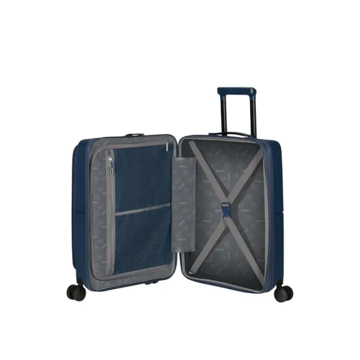 Handbagage Trolleys|Laptop Trolleys>American Tourister Dashpop Spinner 55/20 Exp Frontl. midnight blue