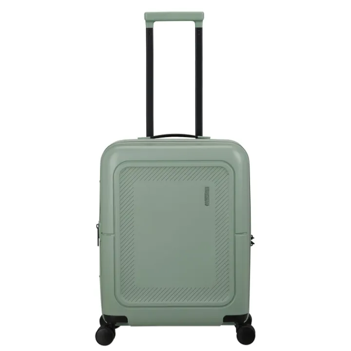 Transavia Trolleys|Ryanair Trolleys>American Tourister Dashpop Spinner 55/20 Exp TSA iceberg green