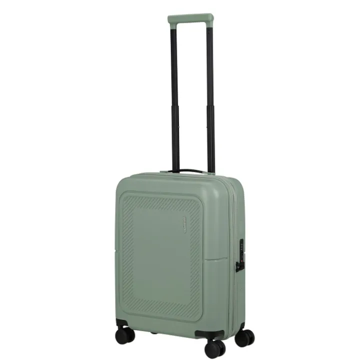 Transavia Trolleys|Ryanair Trolleys>American Tourister Dashpop Spinner 55/20 Exp TSA iceberg green