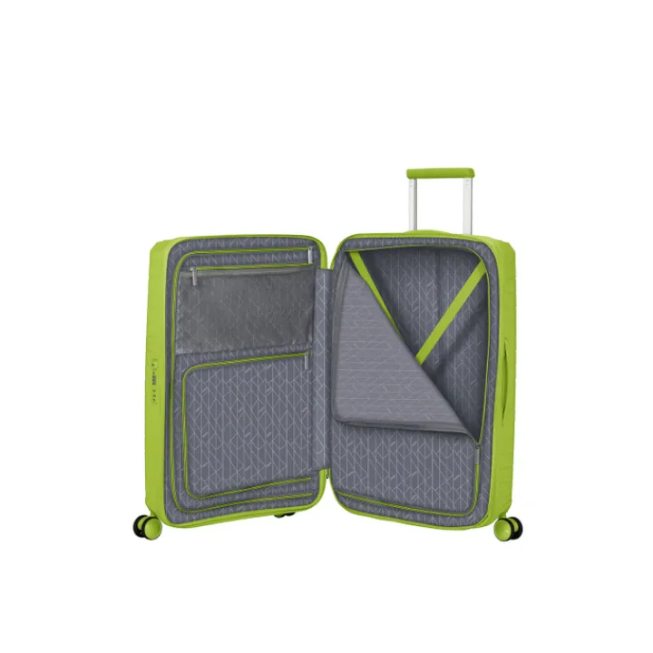 Reistrolleys|Reiskoffers>American Tourister FastForward Spinner 68/25 TSA Exp neon lime