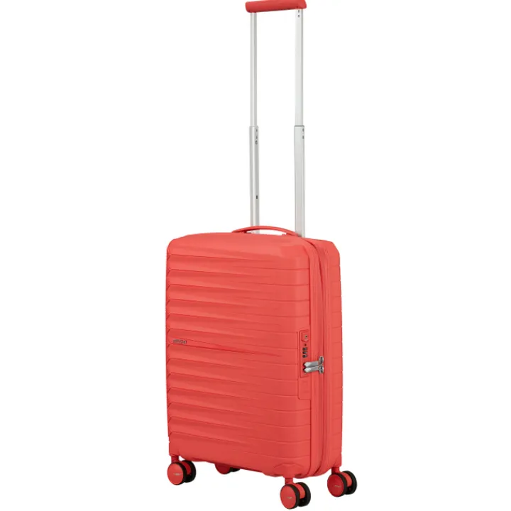 Transavia Trolleys|Ryanair Trolleys>American Tourister FastForward Spinner 55/20 TSA Exp sunset coral
