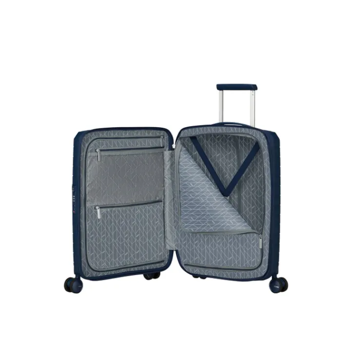 Transavia Trolleys|Ryanair Trolleys>American Tourister FastForward Spinner 55/20 TSA Exp navy blue