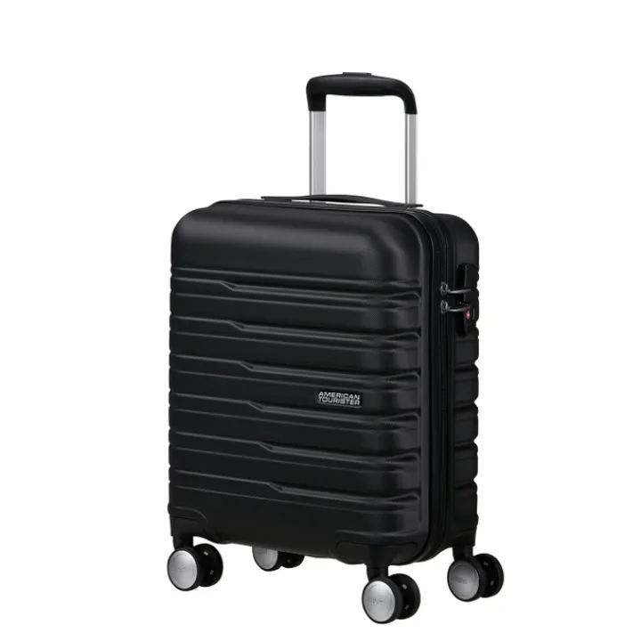 Transavia Trolleys|Handbagage Trolleys>American Tourister Flashline Spinner Underseater shadow black