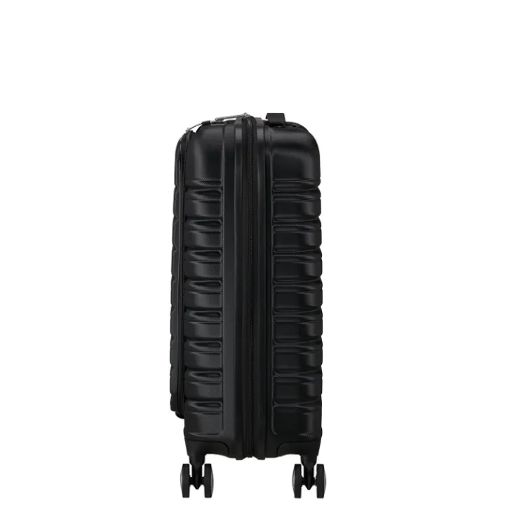 Transavia Trolleys|Ryanair Trolleys>American Tourister Flashline Spin. 55/20 Frontloader Cabin Trolley shadow black
