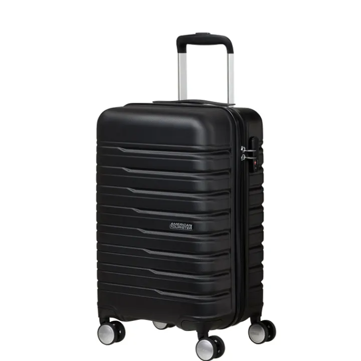 Transavia Trolleys|Klm Trolleys>American Tourister Flashline Spin. 55/25 Cabin Trolley shadow black