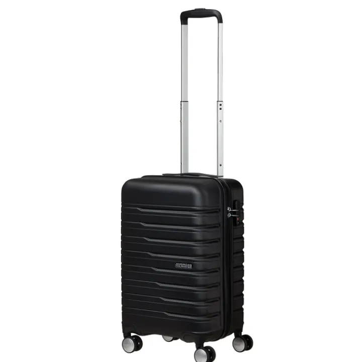 Transavia Trolleys|Klm Trolleys>American Tourister Flashline Spin. 55/25 Cabin Trolley shadow black