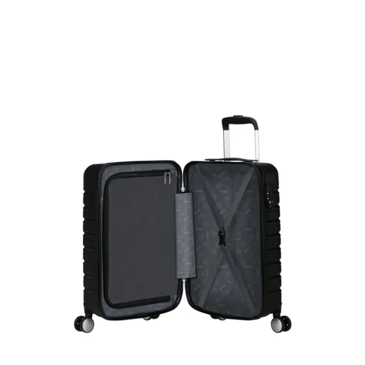 Transavia Trolleys|Klm Trolleys>American Tourister Flashline Spin. 55/25 Cabin Trolley shadow black