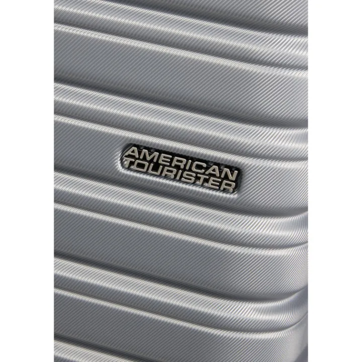 Transavia Trolleys|Klm Trolleys>American Tourister Flashline Spin. 55/25 Cabin Trolley sky silver