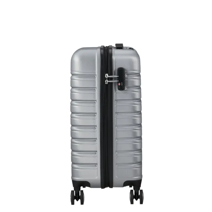 Transavia Trolleys|Klm Trolleys>American Tourister Flashline Spin. 55/25 Cabin Trolley sky silver