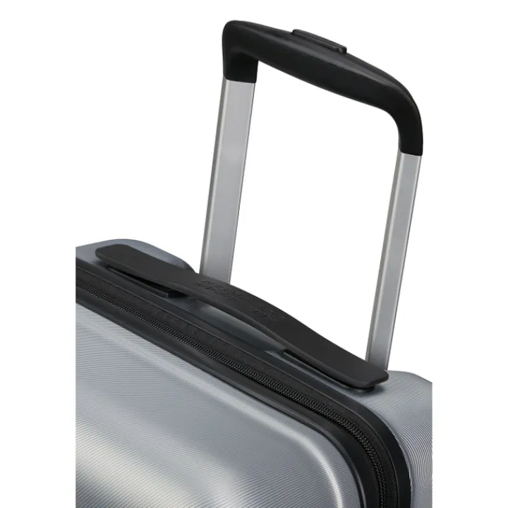 Transavia Trolleys|Klm Trolleys>American Tourister Flashline Spin. 55/25 Cabin Trolley sky silver