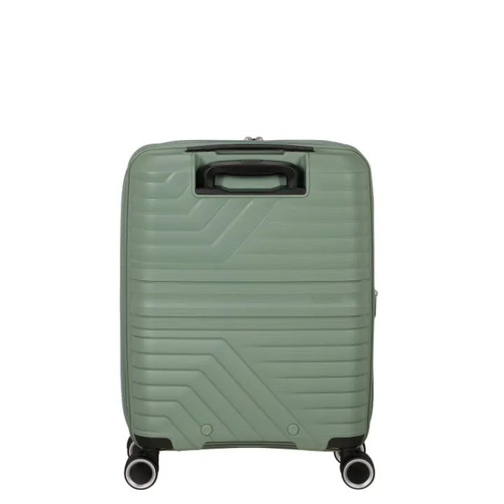 Handbagage Trolleys|Reiskoffers>American Tourister Flytwist Spinner 55/20 TSA Expandable botanic green