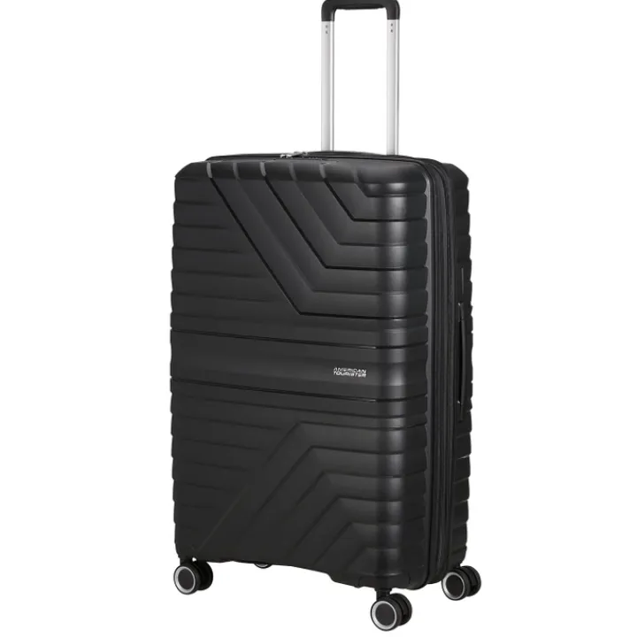 Reistrolleys|Reiskoffers>American Tourister Flytwist Spinner 78/29 TSA Expandable shadow black
