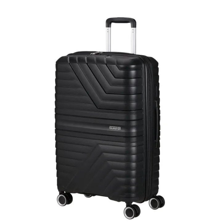 Reistrolleys|Reiskoffers>American Tourister Flytwist Spinner 67/24 TSA Expandable shadow black
