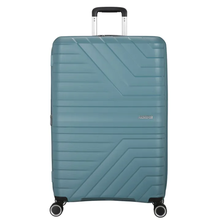 Reistrolleys|Reiskoffers>American Tourister Flytwist Spinner 78 cm Exp. storm blue