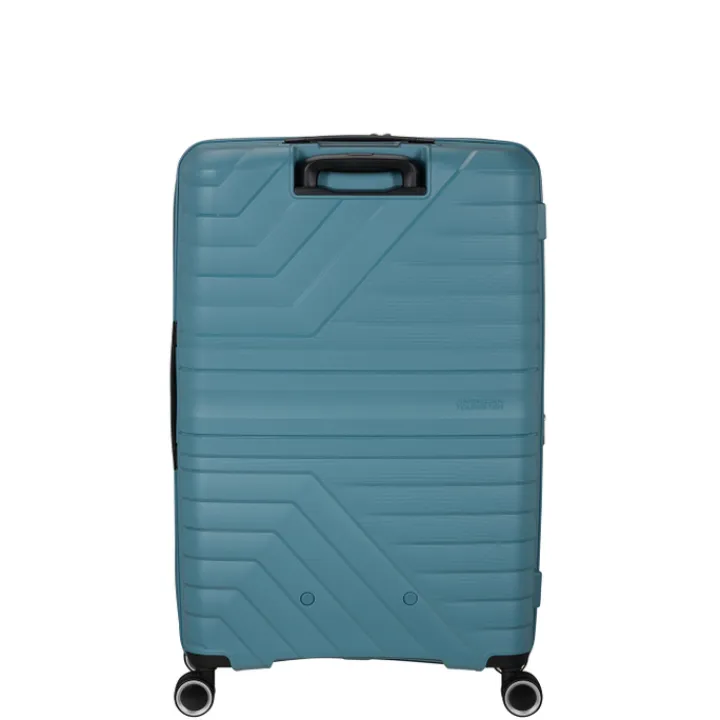 Reistrolleys|Reiskoffers>American Tourister Flytwist Spinner 78 cm Exp. storm blue