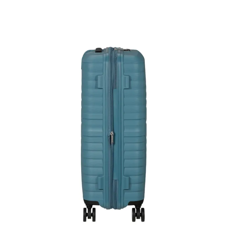 Reistrolleys|Reiskoffers>American Tourister Flytwist Spinner 78 cm Exp. storm blue