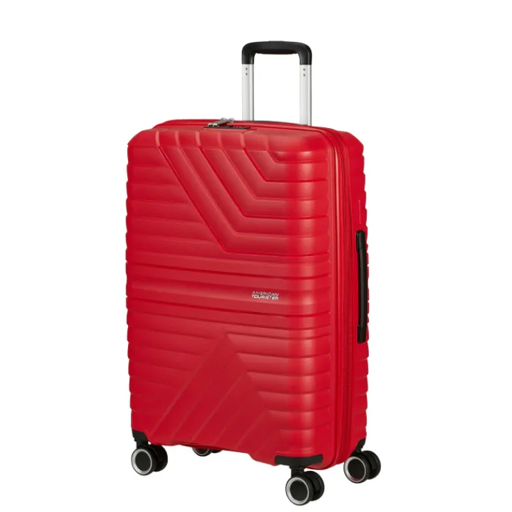 Reistrolleys|Reiskoffers>American Tourister Flytwist Medium Spinner 67 cm Exp. true red