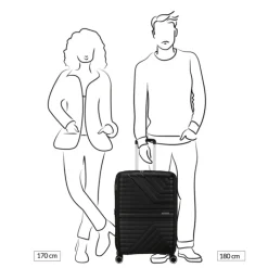 Reistrolleys|Reiskoffers>American Tourister Flytwist Spinner 67/24 TSA Expandable sandstone