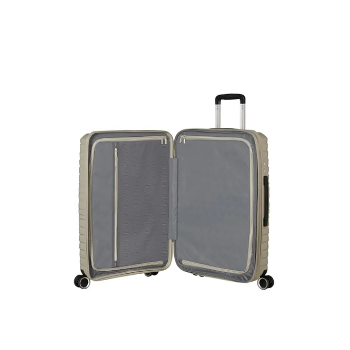 Reistrolleys|Reiskoffers>American Tourister Flytwist Spinner 67/24 TSA Expandable sandstone