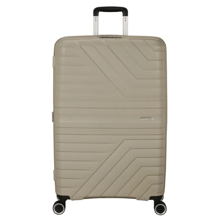 Reistrolleys|Lichtgewicht Koffers>American Tourister Flytwist Spinner 78/29 TSA Expandable sandstone