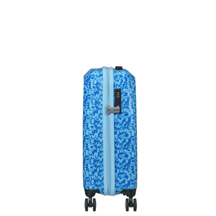 Kinderkoffers>American Tourister Funlighte Disney Spinner 55 cm Mickey lenticular blue