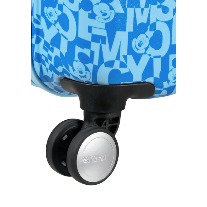 Kinderkoffers>American Tourister Funlighte Disney Spinner 55 cm Mickey lenticular blue