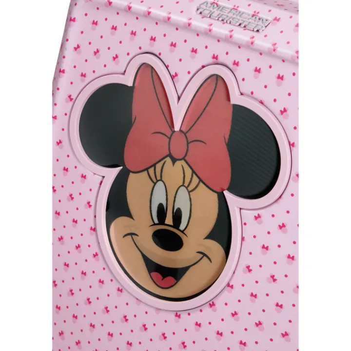Kindertrolleys|Reiskoffers>American Tourister Funlighte Disney Spinner 55 cm minnie lenticular pink