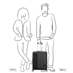 Handbagage Trolleys|Laptop Trolleys>American Tourister Hello Cabin Spinner 55 EXP grey melange