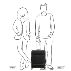 Handbagage Trolleys|Laptop Trolleys>American Tourister Hello Cabin Spinner 55 EXP onyx black