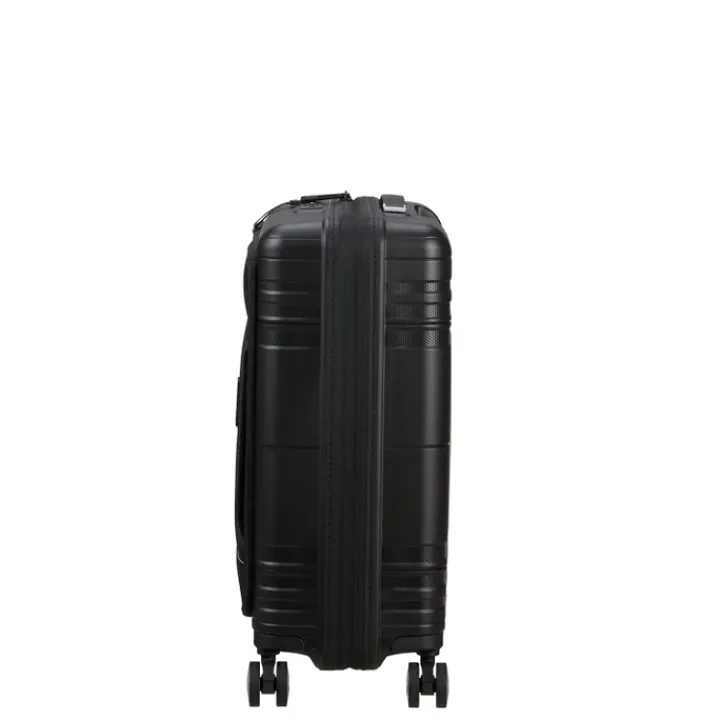 Handbagage Trolleys|Laptop Trolleys>American Tourister Hello Cabin Spinner 55 EXP onyx black