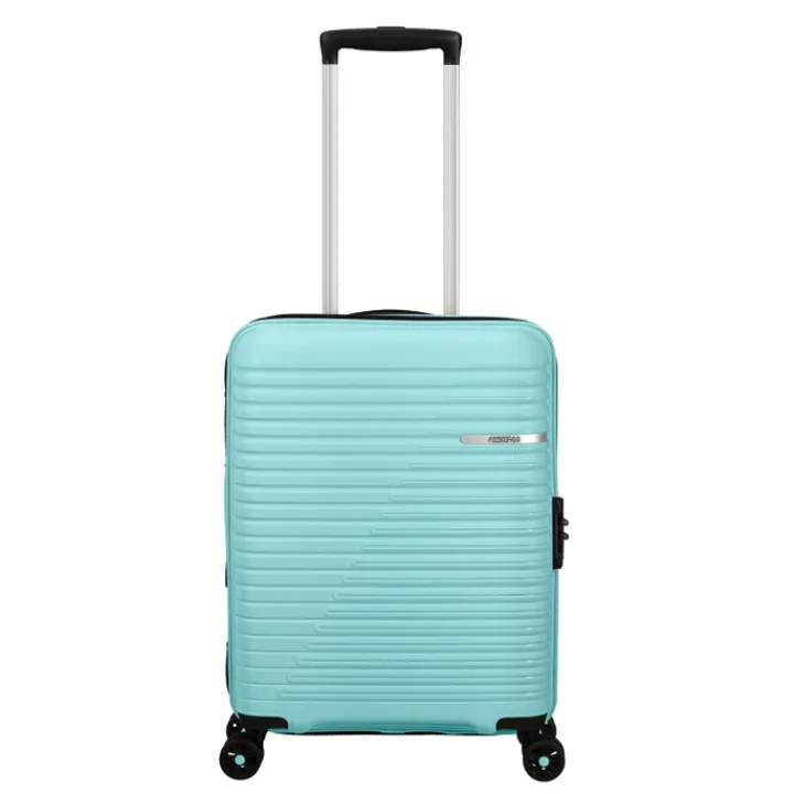 Transavia Trolleys|Ryanair Trolleys>American Tourister Liftoff Spinner 55 summer blue