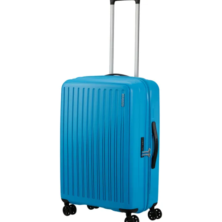 Reiskoffers|Harde Koffers>American Tourister Rejoy Spinner 68/25 TSA azure blue