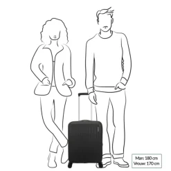 Transavia Trolleys|Ryanair Trolleys>American Tourister Rejoy Spinner 55/20 TSA azure blue