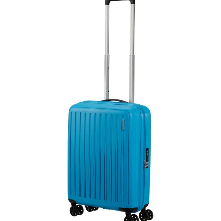 Transavia Trolleys|Ryanair Trolleys>American Tourister Rejoy Spinner 55/20 TSA azure blue