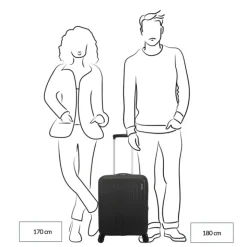 Transavia Trolleys|Ryanair Trolleys>American Tourister Rejoy Spinner 55/20 TSA electric yellow
