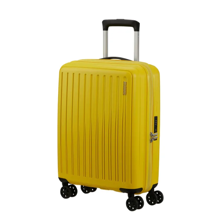 Transavia Trolleys|Ryanair Trolleys>American Tourister Rejoy Spinner 55/20 TSA electric yellow