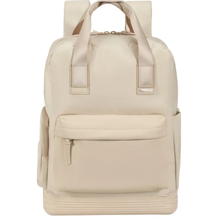Kleine Rugzakken|Heren Rugzakken>American Tourister Soulpack Business Backpack Tote 15" beige