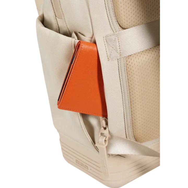 Kleine Rugzakken|Heren Rugzakken>American Tourister Soulpack Business Backpack Tote 15" beige