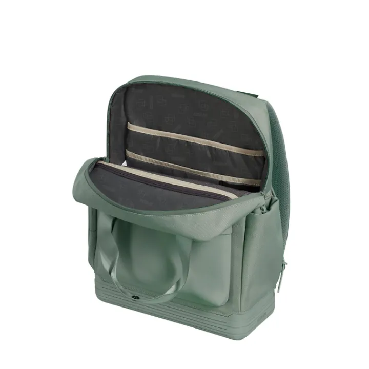 Kleine Rugzakken|Heren Rugzakken>American Tourister Soulpack Business Backpack Tote 15" iceberg green