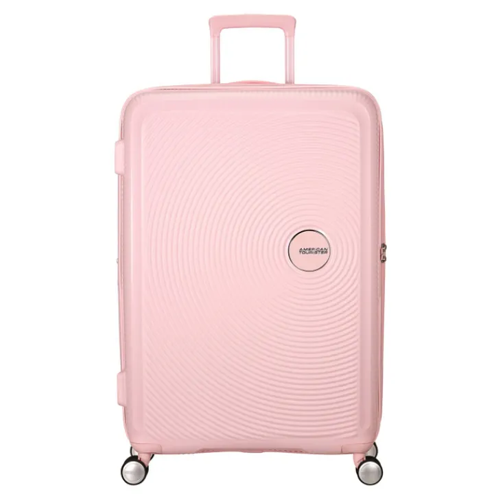 Reistrolleys|Reiskoffers>American Tourister Soundbox Spinner 77/28 TSA Expandable pastel pink