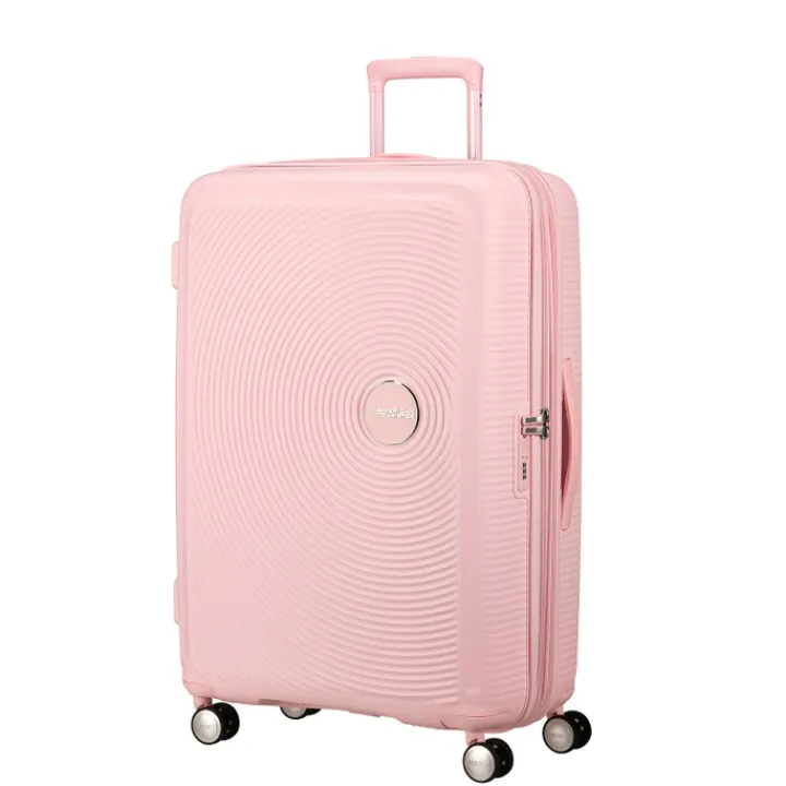 Reistrolleys|Reiskoffers>American Tourister Soundbox Spinner 77/28 TSA Expandable pastel pink
